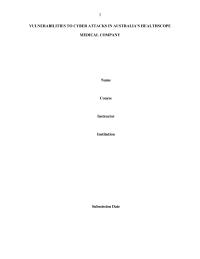 Accounting 1VULNERABILITIES TO