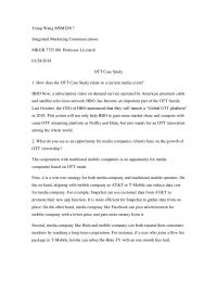 OTT CASE STUDY