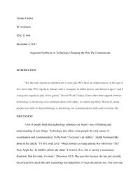 Final Paper Tristan FischerDr