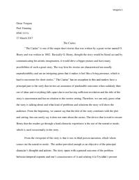 Evaluation Essay