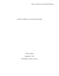 Aristotle History