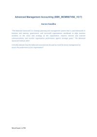 Critically evaluate how the balanced scorecard can be used as a tool for senior management to assess the performance of an organisation?