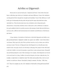 Achilles vs. Gilgamesh
