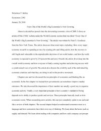ECON PAPER – Current Event