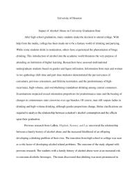 the usage of alcohol in graduates and undergraduates students
