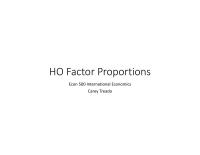 Econ500 Lecture11 HO FactorProportions