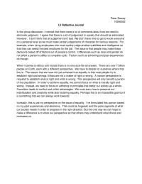 L3 Reflective Journal