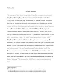 Gettysburg Paper