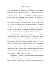 Contract Analysis