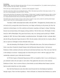 Economics Test 4 EssayPart III