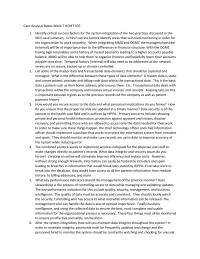 Case analysis Case Analysis Notes