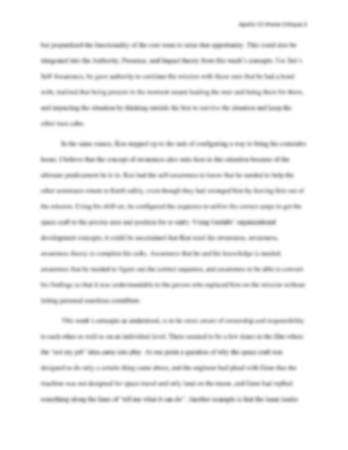 Apollo 13 essays image