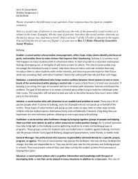 Social work roles and bullying