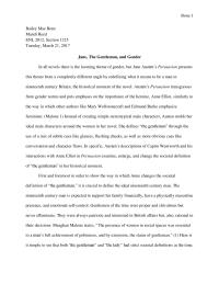 Jane Austen Persusasion and gender