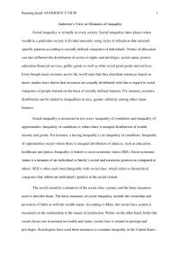 Andersen’s View on Measures of Inequality