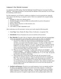 Raw Assessment