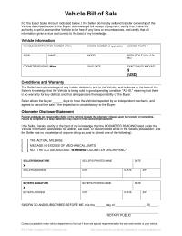 Hello Vehicle Bill of SaleFor the