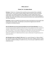 Ethics Case