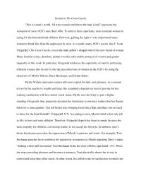 Sexism in Great Gatsby