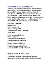 Business Contract