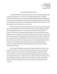 Thomas Carlyle and the Dismal Science