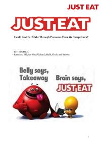 Just Eat Business Report