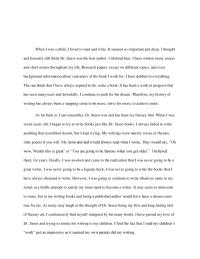 My History as a Writer