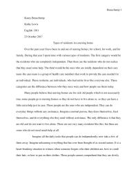 Classification Essay Beauchamp