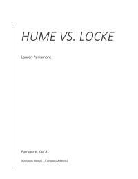 hume vs locke