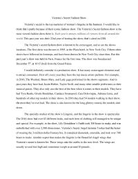 Fashion Show review (Victorias Secret)