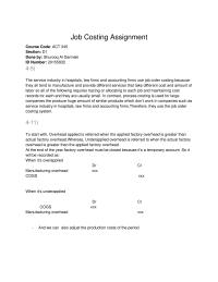 Job Costing