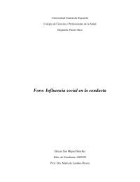 comportamiento social