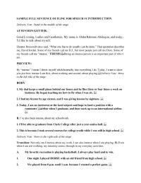 Test 1 SAMPLE FULL SENTENCE