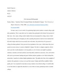 Full Annotated Bibliography