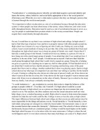 Sociological Portrait Education Final