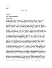 posistion paper