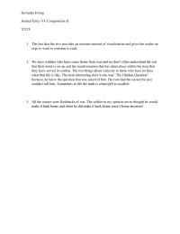 Us History DeAndra EwingJournal
