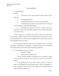 Cause and Effect_Research Paper