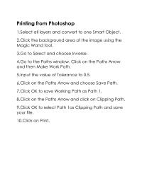 Printing From Photoshop