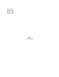 Business Law Spoliation