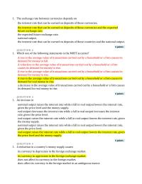 International Finance 1 The