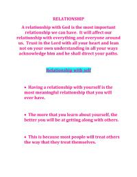 relationship