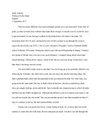 LITERACY NARRATIVE Stark