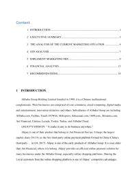 Alipay business plan