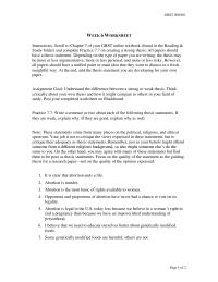 WEEK 6 WORKSHEET
