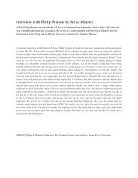 Interview With Philip Watson By Steve Maxner