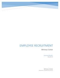 Employee Recruitment