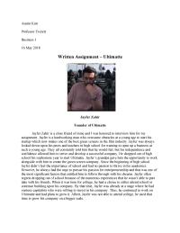 Written BUsiness assignemnt