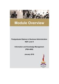Module Overview