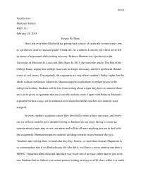 Essays No More